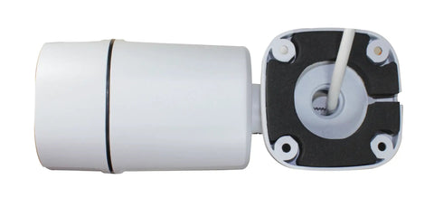 Side view of 4K Analog Security Camera 8MP TVI Bullet Camera For CCTV Coax BNC IR Night Vision Waterproof Metal Housing 2.8mm Lens