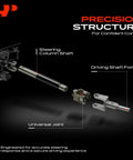 Perform A No Sweat Swap With This Direct Fit Intermediate Steering Shaft Compatible With Buick LeSabre Cadillac DeVille And Pontiac Bonneville Straightforward Replacement For Part 425154. Components showing precision structure including steering column shaft, universal joint, and driving shaft fork.