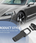 Two Pack Car Bumper Clips Quick Release Kit For Front And Rear Bumpers Durable Metal Fasteners with Carbon Fiber Finish