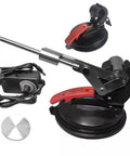 Beefy 45mm Vacuum Suction Base For Reciprocating Machinery And Precision Fixtures With ABS Pad Strong Adhesion On Glass Engraving And Non Porous Surfaces Ideal For Automated Equipment And Vibration Compatible Devices, with power adapter