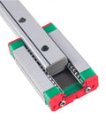 Pro Grade MGN9 Miniature Linear Guide Rail System with smooth motion carriage, includes MGN9H block 200mm for precision CNC applications.
