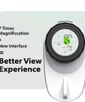 Bang For Your Buck Budget Friendly Golf And Hunting Rangefinder With Seven X Magnification, viewed from above
