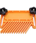 Pro Tough Featherboard Woodworking Safety Tool with heavy duty ABS nylon build and locking knobs for table saws.