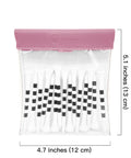 Golf Tee Pouch Organizer With Clip And Transparent Squeeze Top Pocket, Water Resistant PU Leather, holds tees, 4.7x5.1 inches