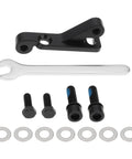 IS Mount To Flat Mount Brake Adapter kit with wrench and washers for 160mm rear or 180mm front rotors