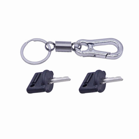 2 Pack Heavy Duty Forklift Ignition Switch Key Replaces 107151-001 And 089216-001 Compatible With Crown Wp3000 Pe3000 Pe4000 Gpw40 with keychain