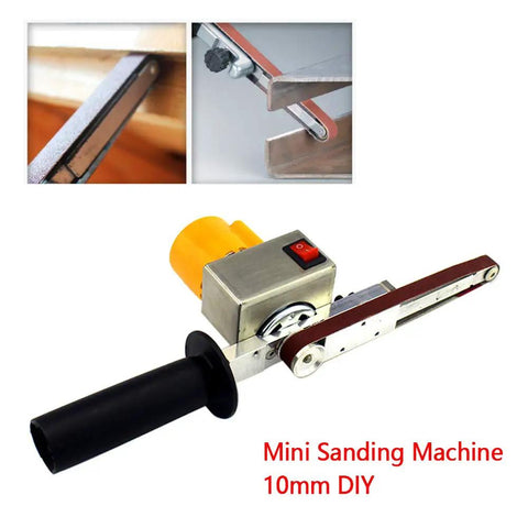 Nifty Mini Electric Belt Sander Packed With A Grippy Handle And Ten Sturdy.4 By 13 Inch Sanding Belts Boasts Seven Smooth Speed Settings for detailed sanding.