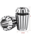 Premium Er20 Spring Collet Set 65Mn Steel With Super Low Run Out For CNC Milling Lathe And Engraving Machine Precision Tool holders, two sizes shown.