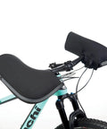 Mountain Handgrip Cover for Motorcycles, Waterproof Neoprene Outer With Thermal Faux Fur Lining, shown on handlebars.