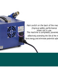 Ultimate 3 In 1 Soldering Power Supply Set With Hot Air Gun And Iron for BGA Rework Station, focus on main switch and connection.