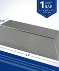 Angled Tungsten Bucking Bar Workhorse For Riveting, 0.875 By 0.875 By 2.6 Inches, 1.16 Lbs, showing dimensions and design