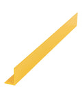 Rugged Yellow Steel Floor Safety Curb Warehouse Workhorse 48 Inch Heavy Duty Protective Barrier Prevents Rack Impact Bolt Down