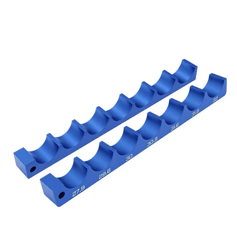 Tbest Heavy Duty Aluminum Alloy Bike Fork Hub Clamp Vise Fixture Bench Tool serving various sizes from 27.9 to 32mm.