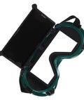 Heavy Duty Welding Glasses And Safety Goggles Featuring Anti Scratch Dual Flip Lens, showing top view with lens flipped up for visibility.