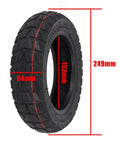 Tubeless 10x2 50 Offroad Tire For 10 Inch Electric Scooters And Skateboards Replacement Outer Tire Durable All Terrain