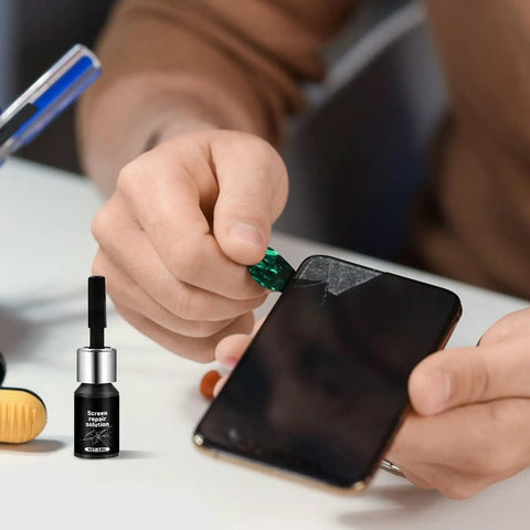 Phone Screen Repair Liquid For Scratches And Cracks, Quick Fix Kit With 5ml Restorer Fluid, Pro Grade Glass Repair For Cracked Screens