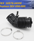 Air Intake Hose With Clamps For 2007 2013 Nissan Altima 2.5L 4 Cylinder Engine OE 16576JA000 Replace 696085 displayed with clamps
