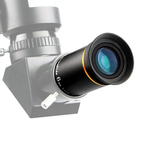 1.25 Inch Telescope Eyepiece 66 Degree Ultra Wide Angle Fully Multi Coated 6mm focal length for astronomy