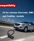 Spark Plug Wire Kit 19431551 Compatible With Cadillac Chevrolet GMC Models shown with car on a road