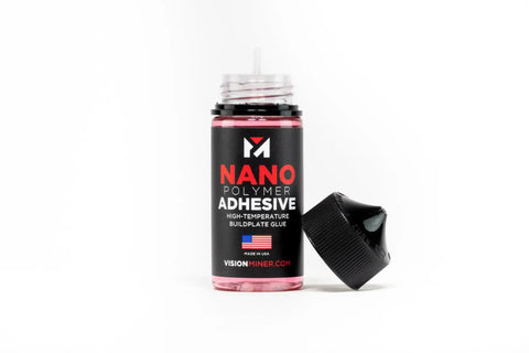 Nano Polymer Adhesive For 3D Printing Bed And Build Plate Adhesion No Mess Non Toxic Easy Apply Clean Works With PLA ABS PETG Nylon PC PEI PEEK And More 50ml bottle