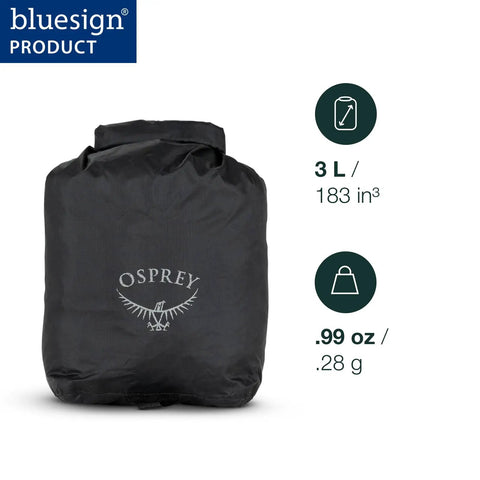 Ultralight 3L Waterproof Dry Sack Roll Top Closure Lightweight Grab and Go Compact Dry Bag for Camping and Hiking 3L capacity