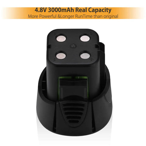 Beefed Up Replacement Battery For Dremel 7300 Series Cordless Rotary Tool 4.8V 3000mAh NiMH Power Pack For 7300N8 And 7300PT