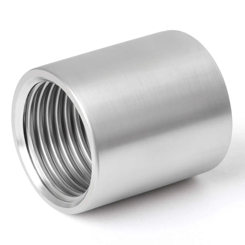 304 Stainless Steel Pipe Fitting Coupling Three Quarter Inch By Three Quarter Inch Npt Female Threaded Cast Connector Corrosion Resistant