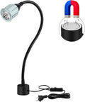 Heavy Duty Magnetic Work Light With Strong Grip Beast Mode 600 Lumens Of Crisp 6500k White Beam with flexible neck and power cord.