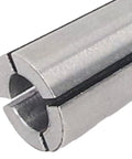 Close-up of a cemented carbide drill collet from the Top Grade Lathe Chuck And Tool Holder Collet Set For Milling Machines With 4MM Diameter.