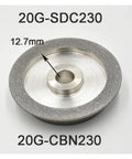 Heavy Duty MR-20G CBN Grinding Wheel For Resharpening Carbide Cutters And Cobalt Drills With 78mm Arbor Fits 13A/D Machines Fast And Effortlessly, 12.7mm thickness.