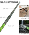 Six Pairs Of 24 Inch Drawer Slides With Soft Close And Full Extension, Heavy Duty Side Mount Rails That Glide Quietly And Smoothly, Rust Resistant Galvanized Steel Hardware Supports Up To 150 Lbs