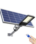 Heavy Duty Solar Led Flood Lights Featuring Rock Solid Motion Detection And Sleek Remote Operation IP65, solar panel and remote control.