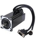 Beefy Closed Loop Stepper Motor 4.0Nm Servo Encoder 1000PPR 4000CPR, 5A 2 Phase 4-Lead 10mm Shaft shown with cables