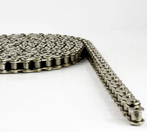 Nickel Plated ANSI 41NP Roller Chain 6 Feet With Connecting Link Heat Treated Corrosion Resistant