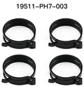 4 Piece Upper And Lower Radiator Hose Clamps Kit For Honda Civic 2006 2011 And Compatible Models Like Accord CR V Element Fit