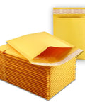 4x6 Kraft Bubble Mailers 0000 Size Self Sealing Padded Envelopes 10 Pack Air Cushioned Shipping Bags With Tear Strips For Small Packages