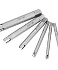 Premium Tap Extractor Set Makes Removing Stripped Or Broken Screw Heads A Total Breeze With This High Speed Steel Kit Perfect For Home Repair Jobs Involving Industrial Bolts And Tough Metal Fasteners That Just Won't Budge. HSS extractor set, 6 sizes