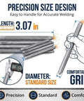 Low Temp Welding Rod Set for Aluminum, Copper, Stainless Steel and Iron – Universal, Flux-Free, Easy Melt Brazing Wires, 3.07 inches long