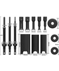 Heavy Duty Internal Bearing Puller Kit Extraction Tool 12 Pieces With Puller Rods Adapters Washers Heat Treated 45 Steel, 14-54mm