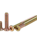 Dope Heavy Duty Hex Socket Cap Screws Set 20 Pieces M6 And M8 Fully Threaded Machine Screws with round heads, assorted sizes