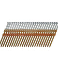 21 Degree Ring Shank Framing Nails 2 Inch 0.113 Inch Full Round Head Workhorse Heavy Duty Hot Dipped Galvanized Plastic Strip