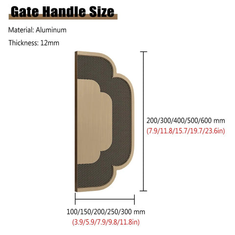 Built Tough Double Sided Barn Door Pull Handle With Dead Smooth Gliding Action And Easy Weekend Diy Upgrade Featuring Rock Solid Brass Finish Hardware For Interior Exterior Doors