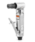 Badass Heavy Duty Pneumatic Angle Die Grinder Featuring 90 Degree Head 25000 RPM Slick Air Motor side view with handle.