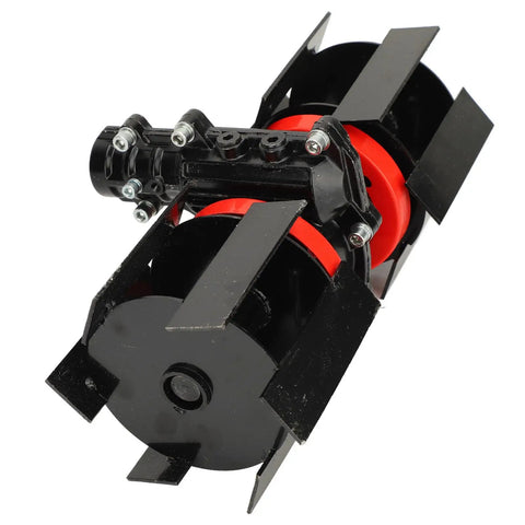 Disc Harrow For Tiller And Lawn Mower 4 Inch 9 Teeth Universal Plow Harrow Heavy Duty Aluminum Iron Round Plow Scarifier Attachment