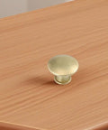 Vintage Round Cabinet Knobs Gold Finish Hardware Set Of 6 For Kitchen And Furniture Antique Dresser Pulls For Cabinet Doors With Comfortable Grip