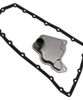Auto Transmission Filter Kit With O Rings And Gaskets, Premium Rubber Pan Gasket Included, OE Form And Fit, visible gasket and filter