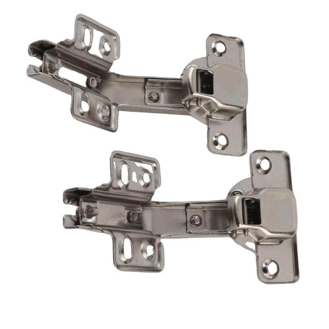 135 Degree Special Corner Cabinet Door Hinge With Soft Close Hydraulic Adjustable Mechanism For Kitchen Cabinets And Bathroom Furniture Heavy Duty Cold Rolled Steel With Plated Finish Durable Folded Door Hardware, front view