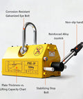 Heavy Duty Permanent Magnetic Lifter And 11000 Lbs Industrial Lifting Magnet For Workshop And Overhead Cranes with joystick and eye bolt