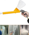 Total Workhorse Portable Powder Spray Gun With Foot Switch, 5 Stage Electric Coating System For Massive Outdoor Projects And Shop Gear, No Sweat Finish Machine, handheld nozzle spraying powder.