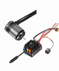 Sensored Brushless Motor And ESC Combo For RC Cars With IP67 Waterproofing, 2-4S LiPo Ready, turbo timing, smart cooling